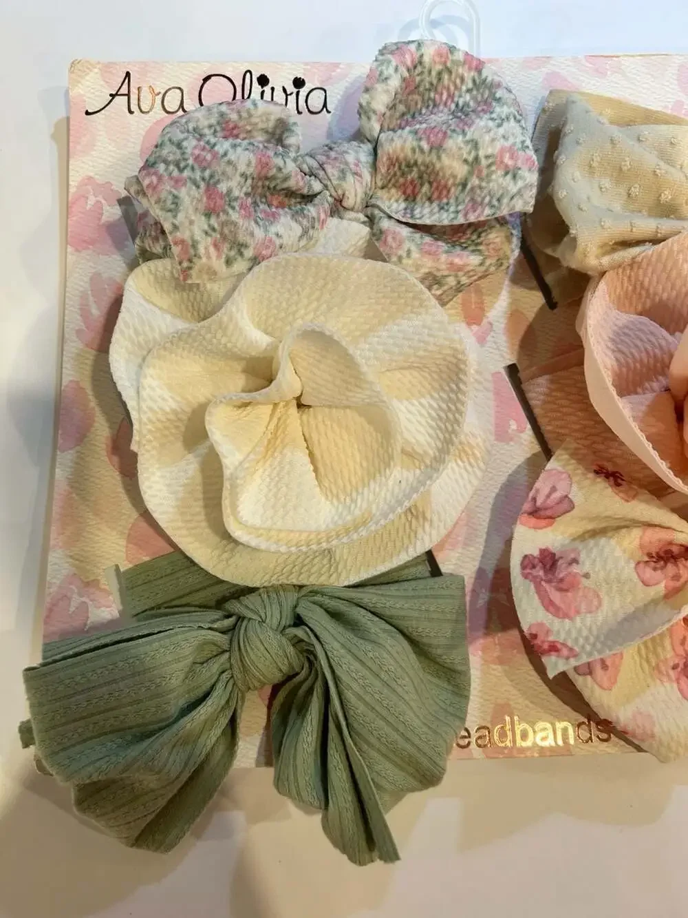 Ava Olivia Danbar Global Baby Girl Headbands 6-Pack Set